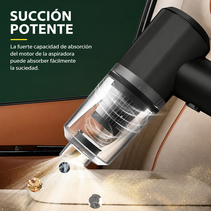 Aspiradora Portátil Inalámbrica de Alta Potencia para Auto y Hogar