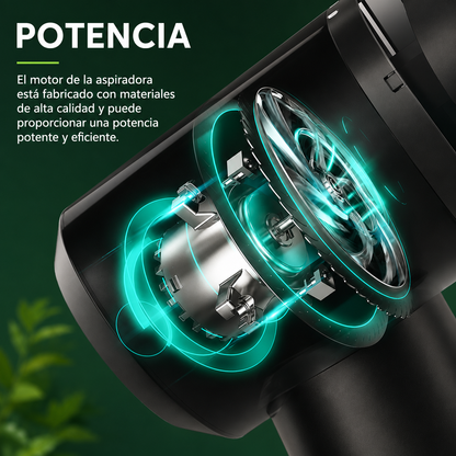 Aspiradora Portátil Inalámbrica de Alta Potencia para Auto y Hogar